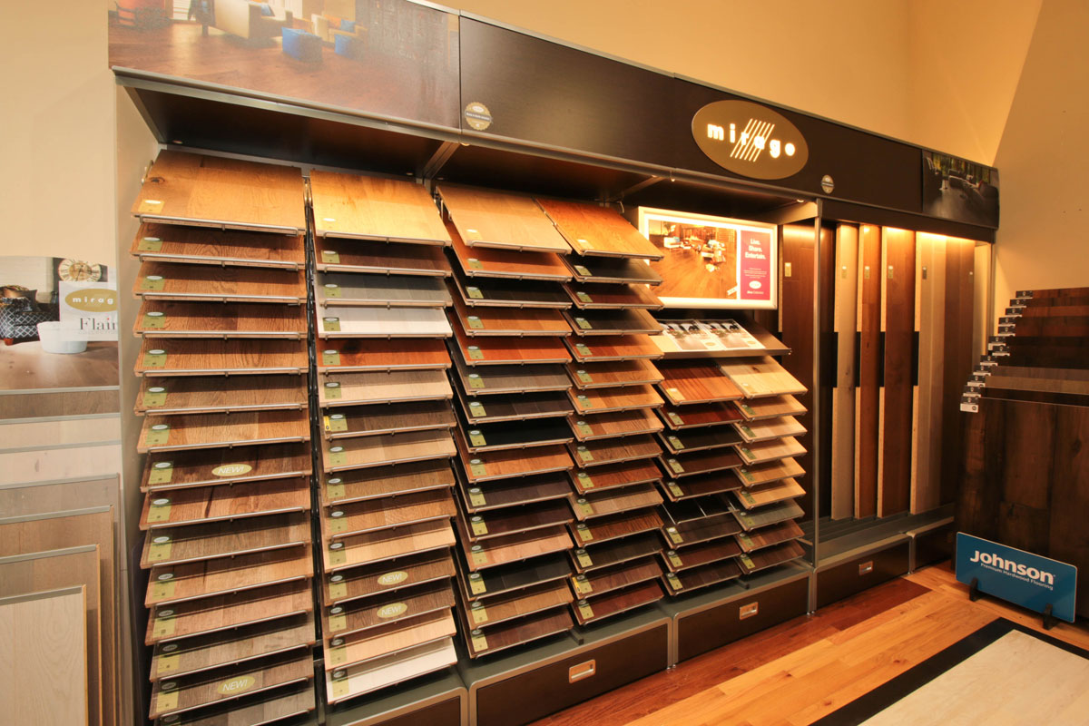 We carry Hundreds of flooring samples including USA and Canada brands.